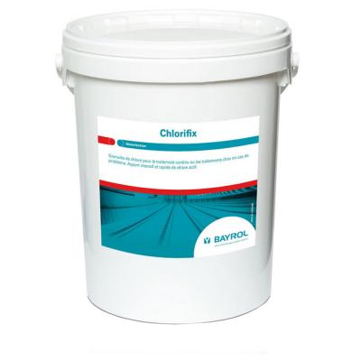 ХЛОРИФИКС (ChloriFix), 25 кг ведро, гранулы, быстрорастворимый хлор для ударной дезинфекции воды
