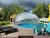 Круглый купольный тент павильон Pool Tent 5,0м для бассейнов и СПА, серый
