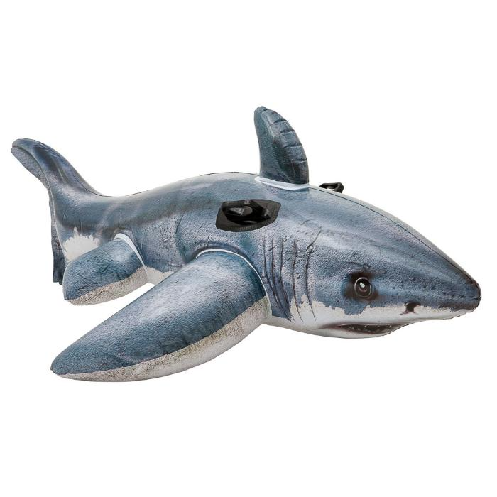 Надувная игрушка-наездник 173х107см "Акула" до 40кг, от 3 лет