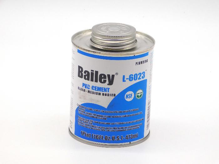 Клей для труб ПВХ Bailey L-6023  473мл