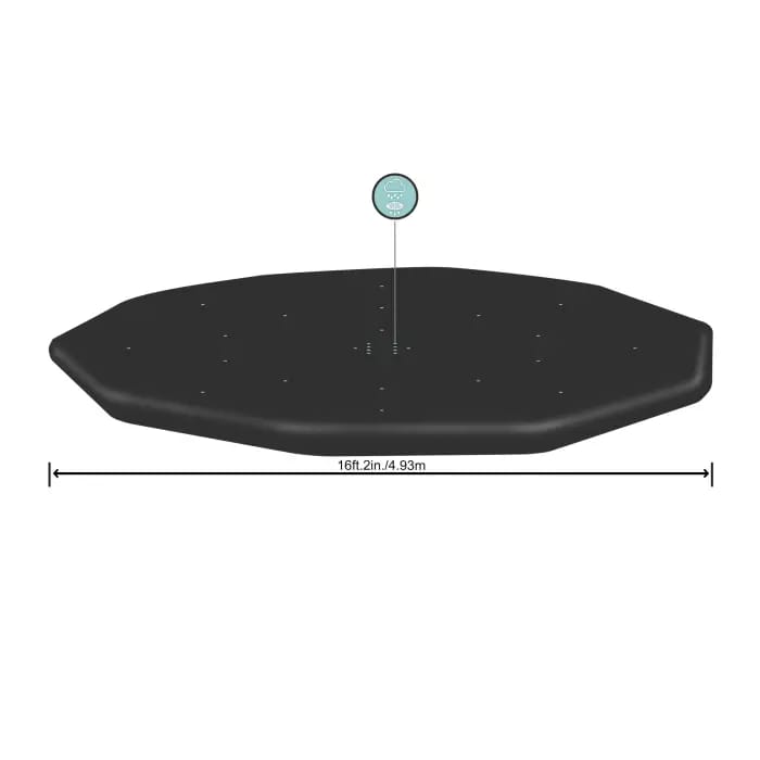 Тент для каркасного бассейна 488см (D493см)