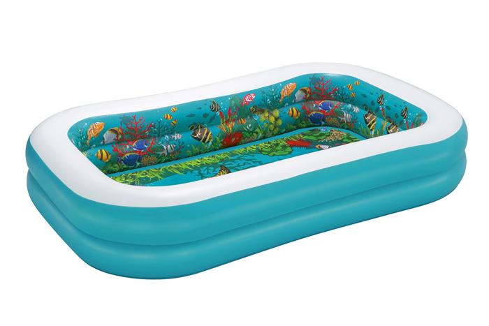 Детский надувной бассейн 262x175x51см "Поиски сокровищ" с 3D рисунком и 3D очками, 778л, от 3 лет
