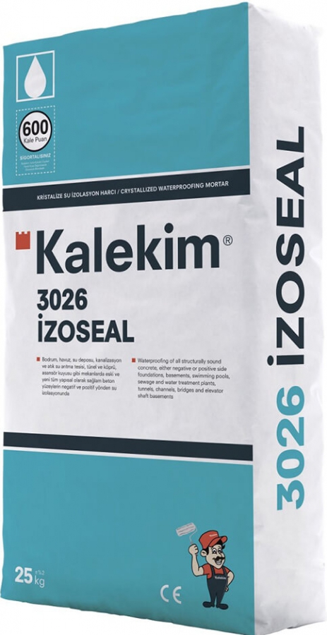 Кристаллический гидроизоляционный материал Kalekim Izoseal 3026 (25 кг.) У2 |