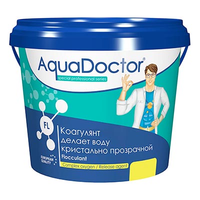 Коагулирующее средство в гранулах AquaDoctor FL 1 кг.