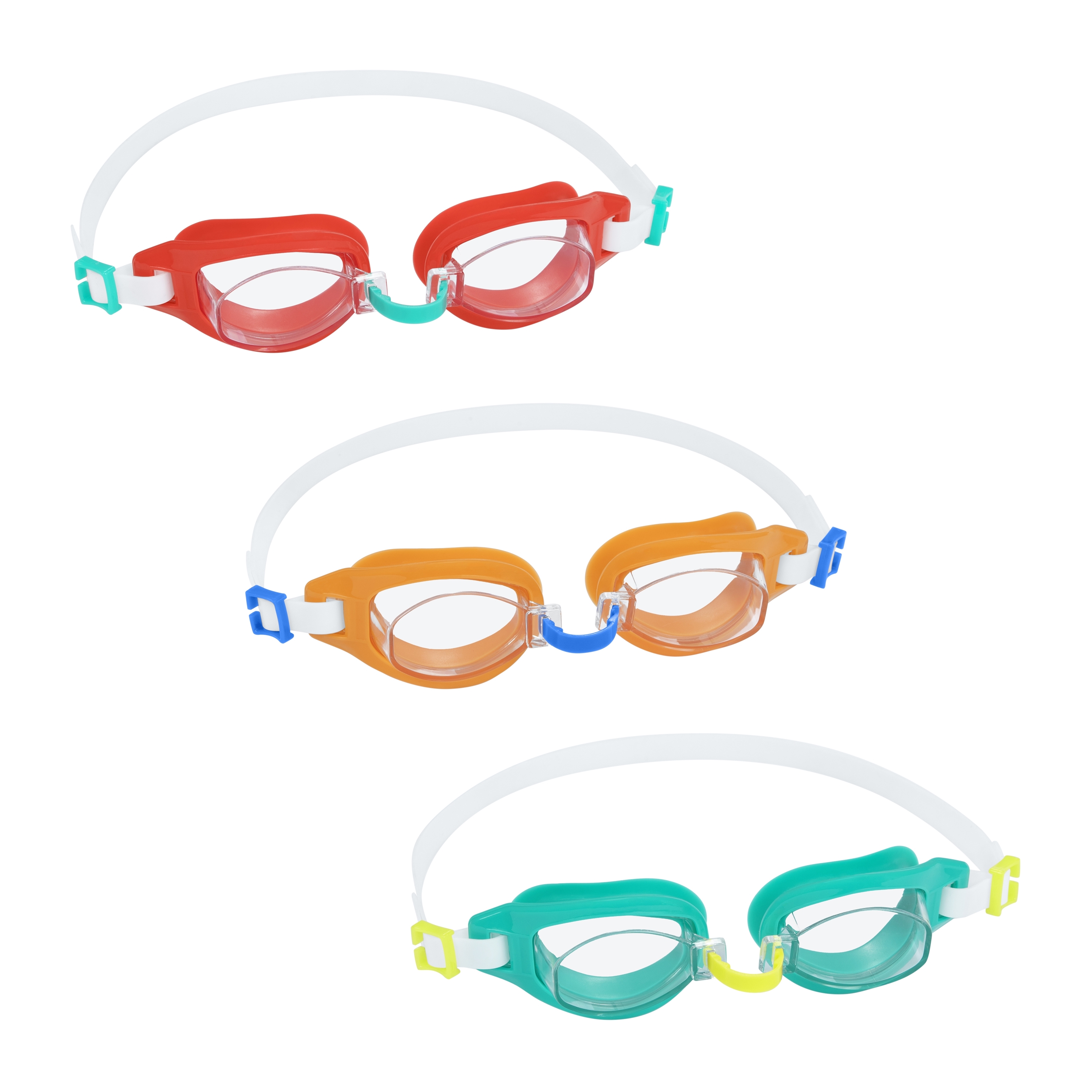 Очки для плавания "Wave Crest" от 7 лет, 3 цвета