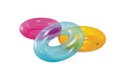 Надувной круг 76см "Прозрачный" до 40кг, от 8 лет, 3 цвета