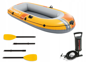 Надувная лодка "Challenger 2" 236х114х41см, вёсла 59623, насос 68612, до 200кг