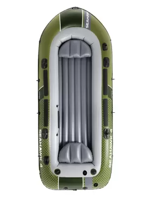 Надувная лодка "Seahawk 4" 351х145х48см, алюм.вёсла 137см, насос 68614, до 480кг