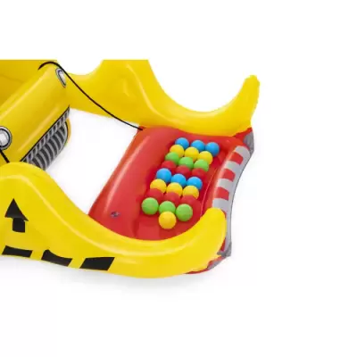 Игровой центр 198x105x84см "Бульдозер" с мячами (25шт), от 2 лет