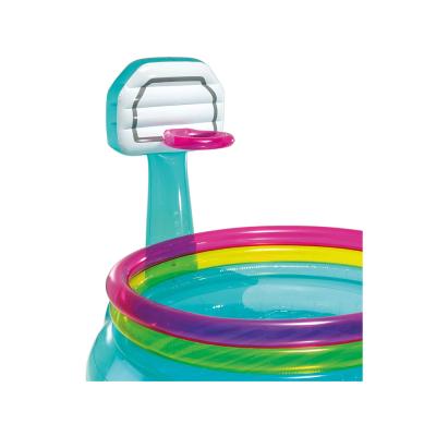 Игровой центр-батут 196х180х152см, с баскетбольным кольцом, 3-6 лет