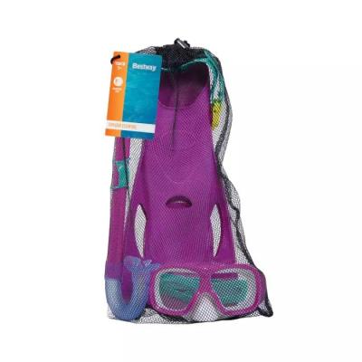 Комплект для плавания "Freestyle Snorkel" от 7 лет, р-р.ласт 37-41, 2 цвета