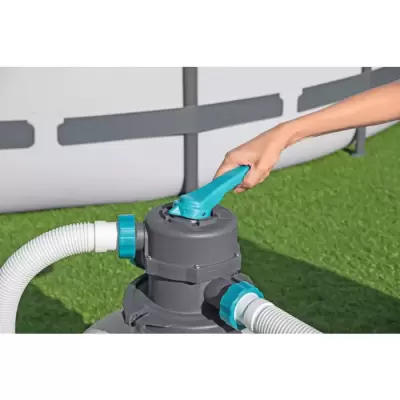 Песочный фильтр-насос 8327л/ч, резервуар для песка 20кг, фракция 0.45-0.85мм