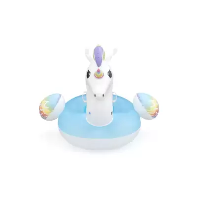 Надувная игрушка-наездник 155x119см "Единорог" с ручками, до 45кг, от 3 лет