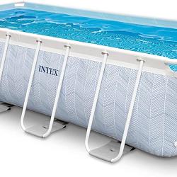 Каркасный бассейн Chevron Prism Frame 400х200х100см, 6836л, фил.-нас. 2006л\ч, лестница