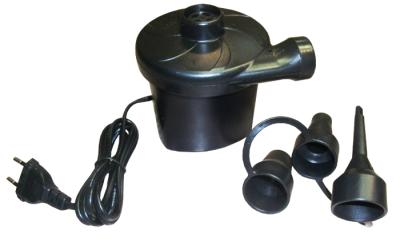 Насос электрический 220В для надувных матрасов, 3 насадки в комплекте