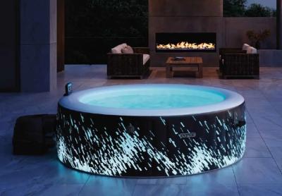 СПА-бассейн 145/196х71см "Glow Deluxe" 795л, круглый, аэромассаж, Led-подсв.