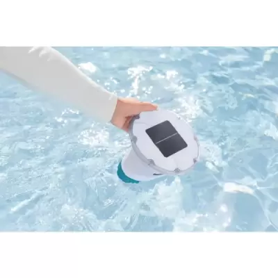 Диспенсер для химикатов SolarGlow с подсветкой RGB на солн. батареях с пультом д.у.