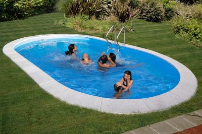 Овальный бассейн, серия "MOOREA" 500x300x150см