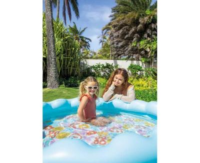 Детский надувной бассейн 168х46см  с волнистым бортом, 575л, от 3 лет