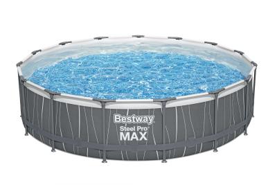 Каркасный бассейн Steel Pro Max 457x107 см, 14970 л, фил.-нас. 3028 л\ч, лестн, тент, подсветка