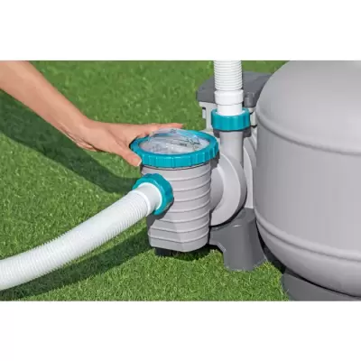 Песочный фильтр-насос 8327л/ч, резервуар для песка 20кг, фракция 0.45-0.85мм