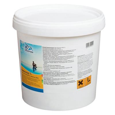 КЕМОХЛОР Т, 25кг ведро, табл.200гр, медленнорастворимый хлор для непрерывной дезинфекции воды