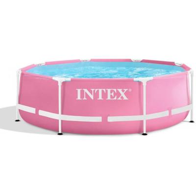 Каркасный бассейн Pink Metal Frame 244х76см, 2843л
