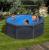 Круглый бассейн, серия "KEA" 240x120см, имитация Графит