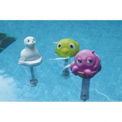 Термометр-игрушка "Рыбка Фугу" для измерения температуры воды в бассейне