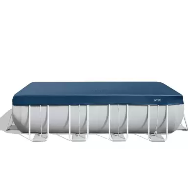 Тент для каркасного бассейна Rectangular Frame 400х200см Deluxe всесезонный (389х189х20см)
