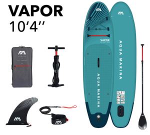 SUP-доска "Vapor Aqua Splash" 315х79х15см, насос, весло, лиш, киль, ремнабор, сумка, до 140кг