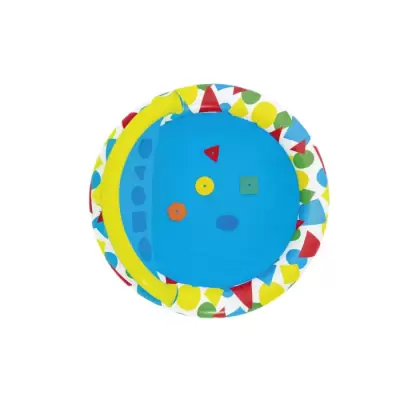 Детский бассейн 120х117х46см с обучающими фигурками, 45л, от 4 мес