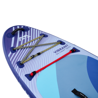 SUP-доска "Vibrant" 244х71х10см для детей, насос, весло, лиш, киль, ремнабор, сумка, до 60кг