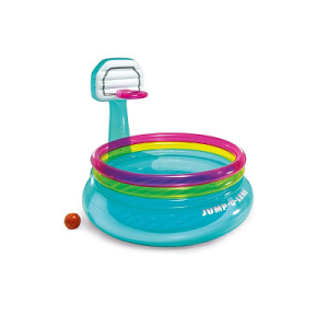 Игровой центр-батут 196х180х152см, с баскетбольным кольцом, 3-6 лет