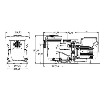 Насос Hayward Max-Flo XL SP2315VSTD (220V, 1.5HP)