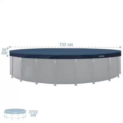 Тент для каркасного бассейна 732см, Deluxe, всесезонный