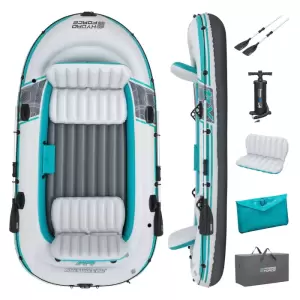 Надувная лодка "Adventure Elite X4 Raft Set" 315х165см, алюм.вёсла, насос 62086, до 500кг