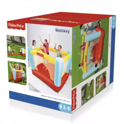 Игровой центр-батут 200x170x152см "Fisher Price" до 113кг, 3-8 лет