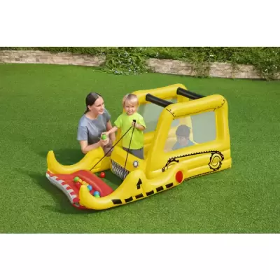 Игровой центр 198x105x84см "Бульдозер" с мячами (25шт), от 2 лет