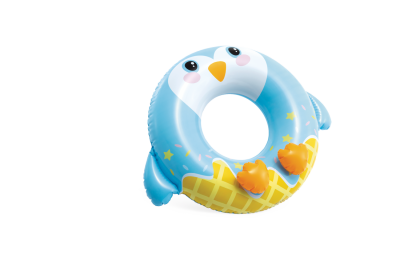Надувной круг 84(91)х76см "Милые зверята" до 40кг, от 8 лет, 3 вида