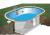 Овальный бассейн, серия "MOOREA" 700x320x150см