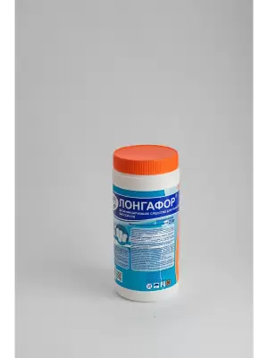 ЛОНГАФОР, 1кг ведро, табл.20гр, медленнорастворимый хлор для непрерывной дезинфекции воды