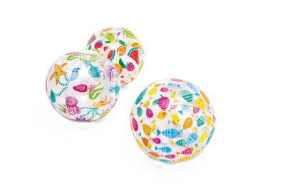 Пляжный мяч 51см, от 3 лет, 3 вида