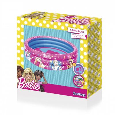 Детский надувной бассейн 122х30см "Barbie" 200л, от 2 лет