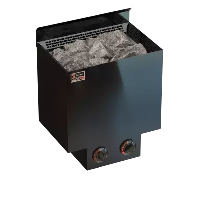 Электрическая печь SAWO NORDEX NRN-45NB-BL-Z-C (4,5 кВт, черная, внутри оцинковка, снаружи нержавейка, встроенный пульт)
