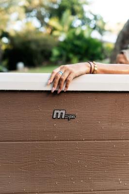 СПА-бассейн 180х180х65см "Amber Aero Plus", квадратный,  гидромассаж, аэромассаж.(4 коробки A.B.C.D)