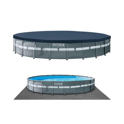 Каркасный бассейн Ultra XTR Frame 732х132см, 47241л, песч.фил.-нас. 10500л/ч, лестница, тент, подст.