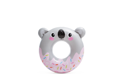 Надувной круг 84(91)х76см "Милые зверята" до 40кг, от 8 лет, 3 вида