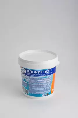 ХЛОРИТЭКС, 1кг ведро, гранулы для текущей и ударной дезинфекции воды