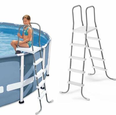 Лестница для бассейнов до 132см, 4 ступеньки, с площадкой